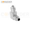 M12 D Coded Male Angle Circular Connector-Metal Assembled,Field Wireable,Screw Connection,Shielded,PG7