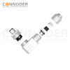 M12 D Coded Male Angle Circular Connector-Metal Assembled,Field Wireable,Screw Connection,Shielded,PG7