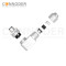 M12 D Coded Male Angle Circular Connector-Metal Assembled,Field Wireable,Screw Connection,Shielded,PG7