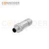 M12 D Coded Male Straight Circular Connector-Metal Assembled,Field Wireable,Screw Connection,Shielded,PG7