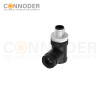 Wholesale M12 D Coded 4 Pin Circular Connector l Male Angle Circular Connector-Field Wireable,,Screw Connection,PG9