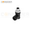 Wholesale M12 D Coded 4 Pin Circular Connector l Male Angle Circular Connector-Field Wireable,,Screw Connection,PG9