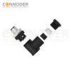 Wholesale M12 D Coded 4 Pin Circular Connector l Male Angle Circular Connector-Field Wireable,,Screw Connection,PG9