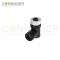 M12 D Coded Female Angle Circular Connector-Field Wireable Mount,Screw Connection,PG9