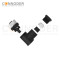 M12 D Coded Female Angle Circular Connector-Field Wireable Mount,Screw Connection,PG9