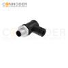 M12 D Coded Male Angle Circular Connector-Field Wireable,,Screw Connection,PG7
