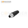 M12 D Coded Male Straight Circular Connector-Field Wireable,,Screw Connection,PG7