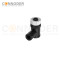 M12 D Coded Female Angle Circular Connector-Field Wireable Mount,Screw Connection,PG7