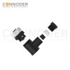 M12 D Coded Female Angle Circular Connector-Field Wireable Mount,Screw Connection,PG7
