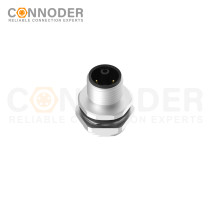 OEM & ODM Wholesale M12 K Coded Male 4+PE Circular Connector | Panel Mount, Solder Connection, M16x1.5 | Reliable Rear Fastened Solutions for Industrial Applications