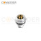 M12 K Coded Male 4+PE Circular Connector-Panel Mount,Solder Connection,M16x1.5, Rear Fastened