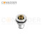 M12 K Coded Male 4+PE Circular Connector-Panel Mount,Solder Connection,M16x1.5, Front Fastened
