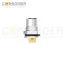 M12 M Code Female 4+PE Circular Connector-Panel Mount,Solder Connection,M16x1.5, Front Fastened,Factory