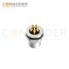 M12 M Code Female 4+PE Circular Connector-Panel Mount,Solder Connection,M16x1.5, Front Fastened,Factory