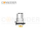 M12 K Code Female 4+PE Circular Connector-Panel Mount,Solder Connection,M16x1.5, Front Fastened