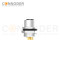M12 K Code Female 4+PE Circular Connector-Panel Mount,Solder Connection,M16x1.5, Rear Fastened