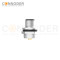 M12 S coded Male Circular Connector-Panel Mount,Solder Connection,M16x1.5, Rear Fastened