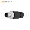 M12 S Coded Male Straight Circular Connector-Field Wireable,Solder  Connection,PG7