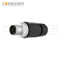 M12 S Coded Male Straight Circular Connector-Field Wireable,Solder  Connection,PG7