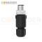 M12 S Coded Male Straight Circular Connector-Field Wireable,Solder  Connection,PG7