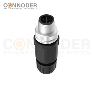 M12 S Coded Male Straight Circular Connector-Field Wireable,Solder  Connection,PG7