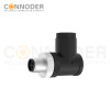 M12 S coded Male Angle Circular Connector-Field Wireable,,Screw Connection,PG9