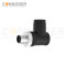 M12 S coded Male Angle Circular Connector-Field Wireable,,Screw Connection,PG9