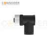 M12 S coded Female Angle Circular Connector-Field Wireable,Screw Connection,PG9