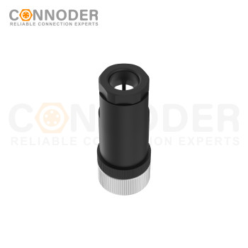 OEM & ODM Wholesale M12 S Coded Female Circular Connector - Field Wireable, Screw Connection, PG9 | High-Quality Industrial Connectors for Distributors and Wholesalers