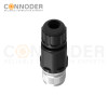 M12 S Coded Female Straight Circular Connector-Field Wireable,Solder  Connection,PG7