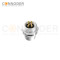 M12 S coded Female Circular Connector-Panel Mount,Solder Connection,M16x1.5, Rear Fastened