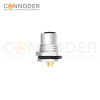 M12 S Coded Female Circular Connector-Panel Mount,Solder Connection,M16x1.5, Front Fastened