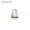 M12 S Coded Female Circular Connector-Panel Mount,Solder Connection,M16x1.5, Front Fastened