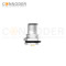 M12 T Coded Male Circular Connector-Panel Mount,Solder Connection,M16x1.5, Front Fastened