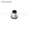 M12 T coded Male Circular Connector-Panel Mount,Solder Connection,M16x1.5, Rear Fastened
