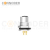 M12 T Coded Sensor connector Circular Connector-Panel Mount,Solder Connection,Female,M16x1.5, Front Fastened,Factory