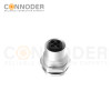 M12 T Coded Female Circular Connector-Panel Mount,Solder Connection,M16x1.5, Front Fastened