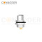 M12 T coded Female Circular Connector-Panel Mount,Solder Connection,M16x1.5, Rear Fastened