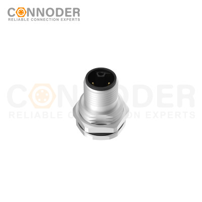Wholesale M12 L Coded Male 4+PE Circular Connector | Panel Mount,Solder Connection,M16x1.5, Front Fastened