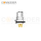 M12 L Coded Sensor connector Circular Connector-Panel Mount,Solder Connection,Female,M16x1.5, Front Fastened,Factory