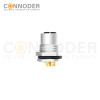M12 L coded Female Circular Connector-Panel Mount,Solder Connection,M16x1.5, Rear Fastened