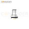 M12 M Coded Male 4+PE Circular Connector-Panel Mount,Solder Connection,M16x1.5, Front Fastened