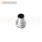 M12 M Coded Male 4+PE Circular Connector-Panel Mount,Solder Connection,M16x1.5, Front Fastened