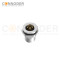 M12 M Code Female 4+PE Circular Connector-Panel Mount,Solder Connection,M16x1.5, Front Fastened