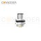 M12 M Coded Male 4+PE Circular Connector-Panel Mount,Solder Connection,M16x1.5, Rear Fastened