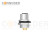 M12 M Code Female 4+PE Circular Connector-Panel Mount,Solder Connection,M16x1.5, Rear Fastened