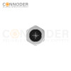 M12 X Code Female Circular Connector,Panel Mount,Data Transmission,Solder Connection,M16x1.5, Rear Fastened