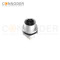 M12 X Code Female Circular Connector,Panel Mount,Data Transmission,Solder Connection,M16x1.5, Rear Fastened