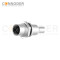 M12 X Coded Female Circular Connector-Panel Mount,Solder Connection,M16x1.5, Front Fastened,Shielded