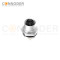 M12 X Code Female Circular Connector-Panel Mount,Solder Connection,M16x1.5, Front Fastened